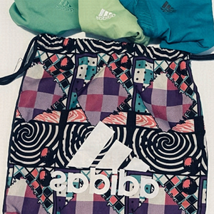 3 Adidas T-Shirts Size M & Adidas Bag